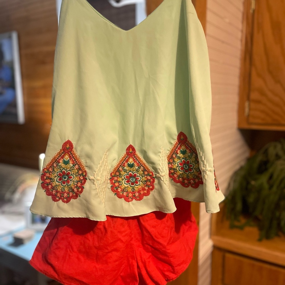 Judith March size small 1 piece shorts set